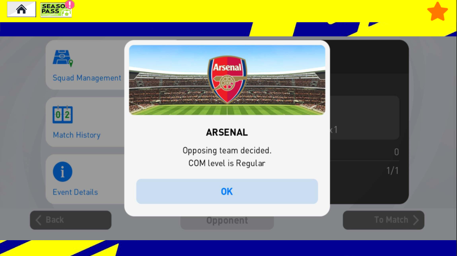 Pro23 PESMASTER LEAGUE PRO 22 - Gameplay image of android game