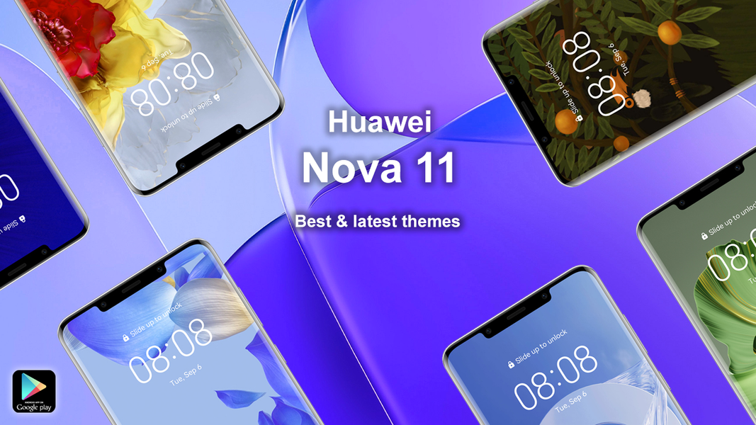 Huawei Nova 11 Wallpaper Theme - Image screenshot of android app