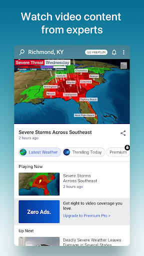 Weather Maps and News - The Weather Channel - عکس برنامه موبایلی اندروید