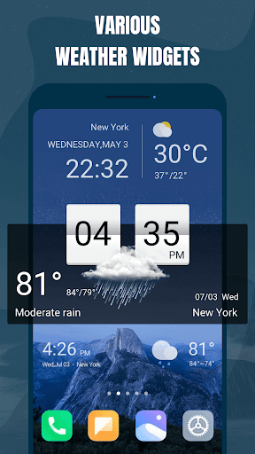 Z Weather & Widget, Radar - Image screenshot of android app