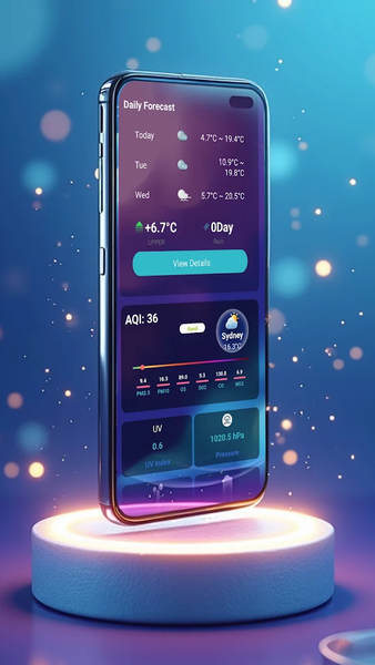 Weather: Daily Prognosis - عکس برنامه موبایلی اندروید
