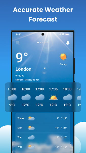 Weather Live: Weather Widget - Image screenshot of android app