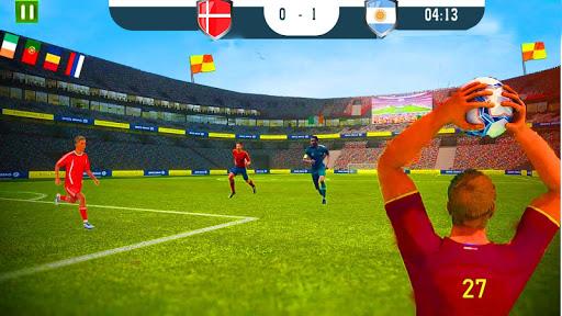 Real Football Soccer Striker - Gameplay image of android game