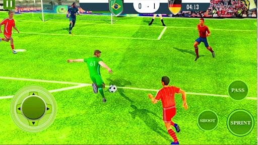 Real Football Soccer Striker - Gameplay image of android game