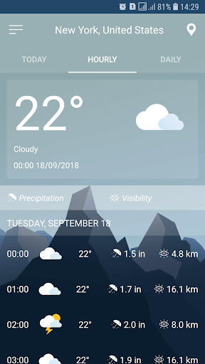 Weather Forecast - Image screenshot of android app