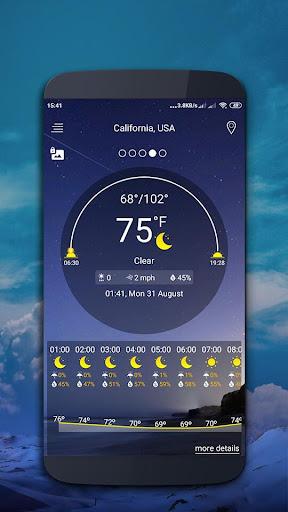 Weather map - Weather forecast - عکس برنامه موبایلی اندروید