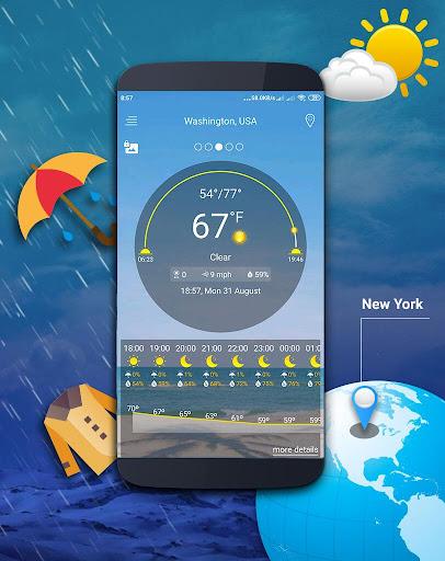 Weather map - Weather forecast - عکس برنامه موبایلی اندروید