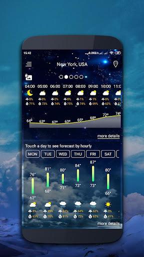 Weather map - Weather forecast - عکس برنامه موبایلی اندروید