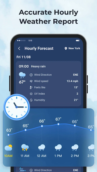 Daily Weather: Forecast&Alerts - عکس برنامه موبایلی اندروید