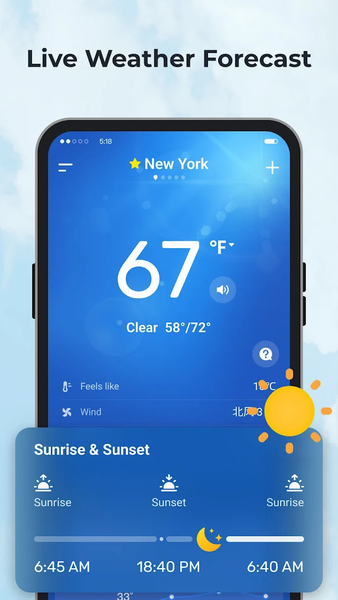 Daily Weather: Forecast&Alerts - عکس برنامه موبایلی اندروید