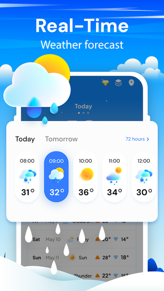 Weather Forecast: Live Radar - عکس برنامه موبایلی اندروید