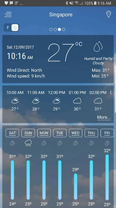 Weather app - Image screenshot of android app