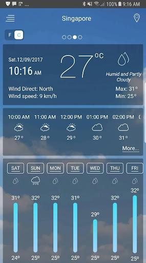 Weather app - Image screenshot of android app