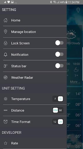 Weather app - Image screenshot of android app