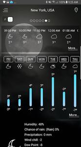 Weather app - عکس برنامه موبایلی اندروید