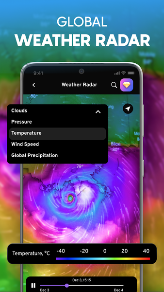 Weather Radar: Forecast Widget - عکس برنامه موبایلی اندروید
