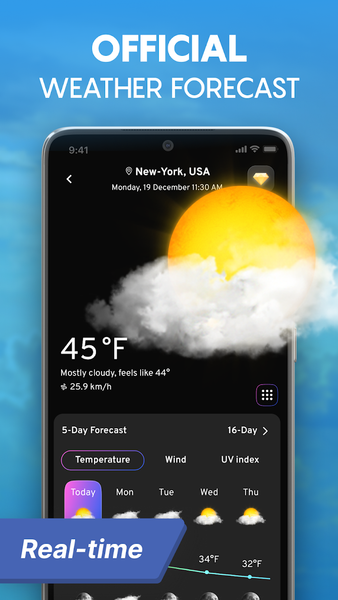 Weather Radar: Forecast Widget - Image screenshot of android app