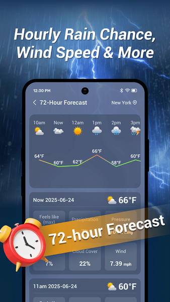 Weather Live - Daily & Lite - عکس برنامه موبایلی اندروید