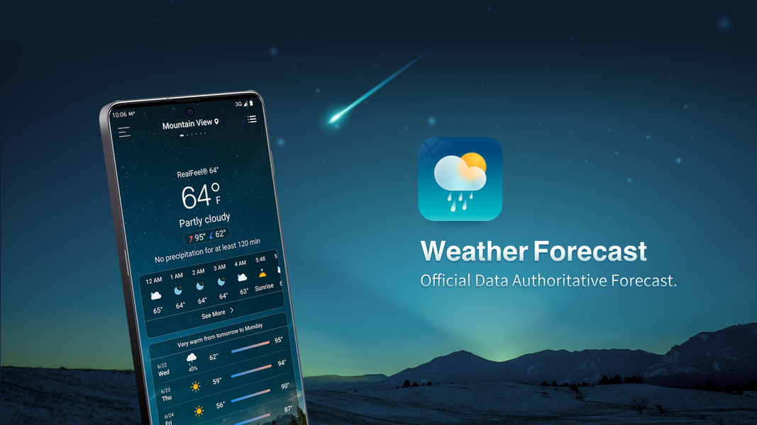 Weather - Live & Forecast - عکس برنامه موبایلی اندروید