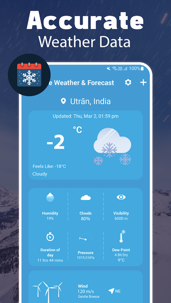 Weather & AQI Air Quality App - Image screenshot of android app