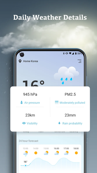 Daily weather - Image screenshot of android app