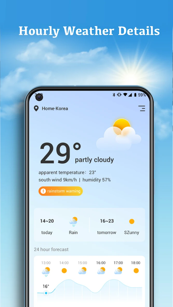 Daily weather - Image screenshot of android app