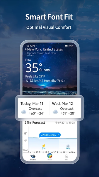 Weather-MojiWeather - عکس برنامه موبایلی اندروید