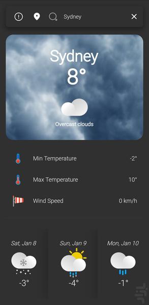 Weather App - Image screenshot of android app