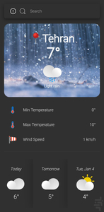 Weather App - Image screenshot of android app