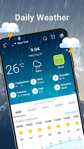 Weather Chart: Tomorrow, Today - عکس برنامه موبایلی اندروید