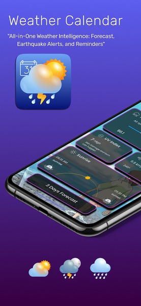 Weather Calendar & Forecast - عکس برنامه موبایلی اندروید