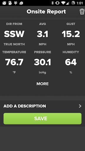 Wind & Weather Meter - عکس برنامه موبایلی اندروید
