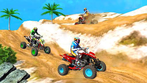offroad quad bike racing games - Gameplay image of android game