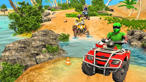 offroad quad bike racing games - Gameplay image of android game