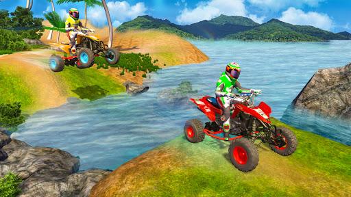 offroad quad bike racing games - Gameplay image of android game