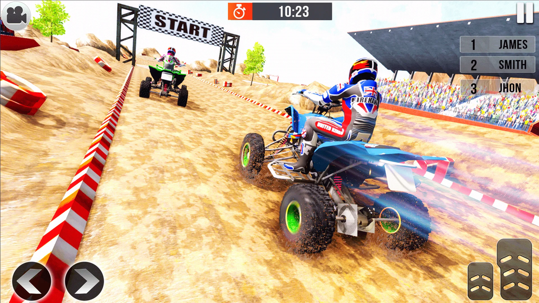 Quad Bike Racing:ATV Quad Game - Gameplay image of android game