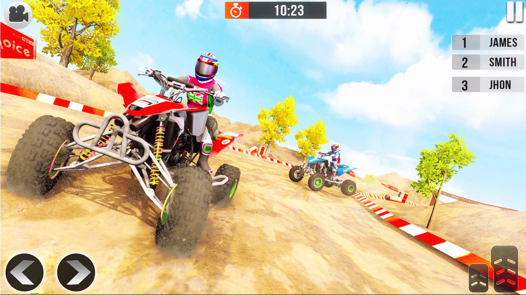 Quad Bike Racing:ATV Quad Game - Gameplay image of android game