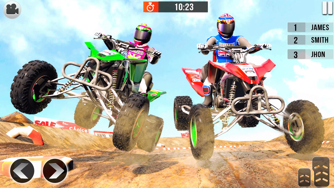 Quad Bike Racing:ATV Quad Game - Gameplay image of android game