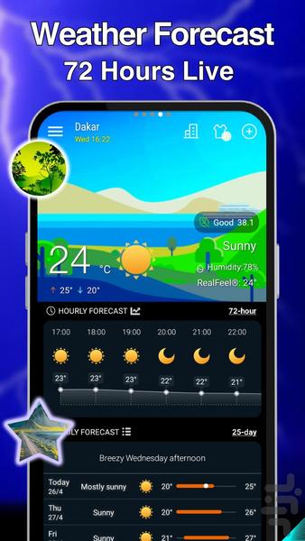 Weather Online 2023 - Image screenshot of android app