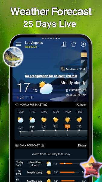 Weather Online 2023 - عکس برنامه موبایلی اندروید