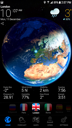 WEATHER NOW - عکس برنامه موبایلی اندروید