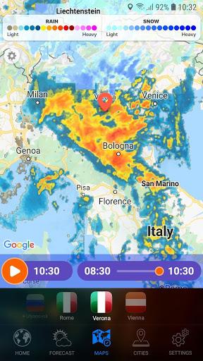 WEATHER NOW - عکس برنامه موبایلی اندروید