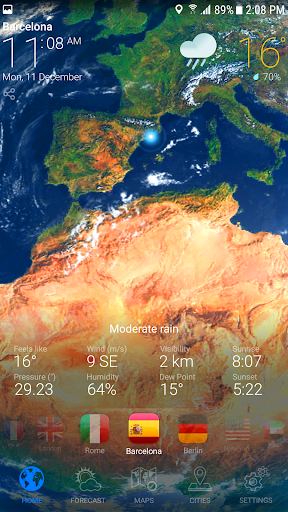 WEATHER NOW - عکس برنامه موبایلی اندروید