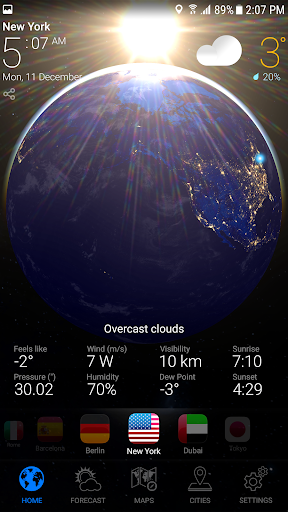 WEATHER NOW - عکس برنامه موبایلی اندروید