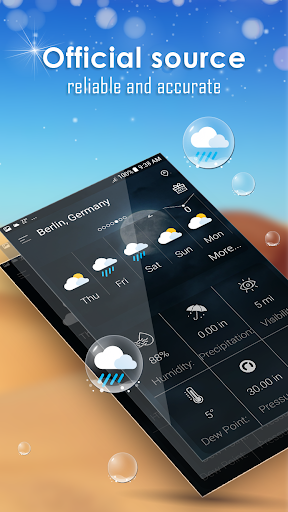 Daily weather forecast - Image screenshot of android app