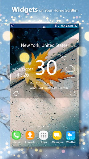 Weather - عکس برنامه موبایلی اندروید
