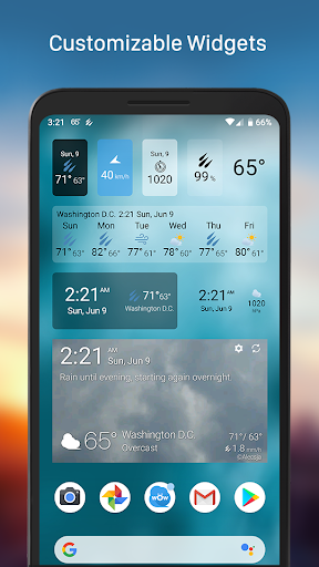 Weather & Widget - Weawow - عکس برنامه موبایلی اندروید