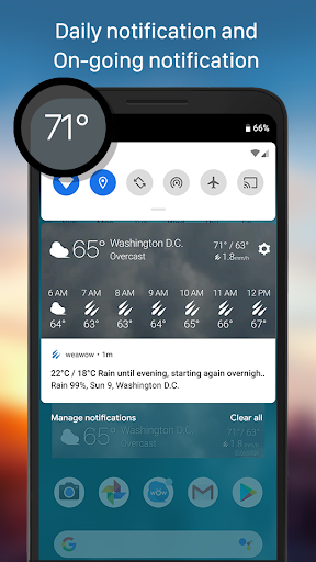 Weather & Widget - Weawow - Image screenshot of android app