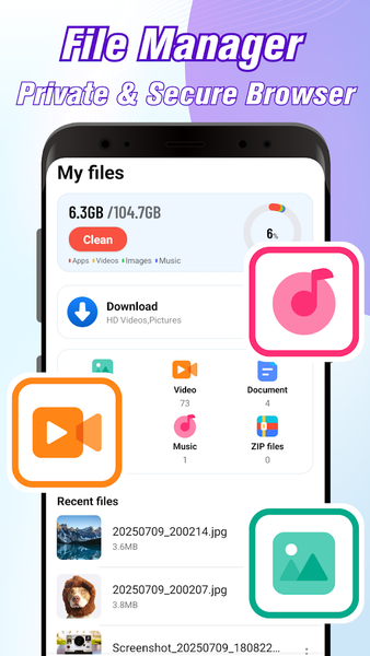 Fast Browser - Lite & Smart - Image screenshot of android app