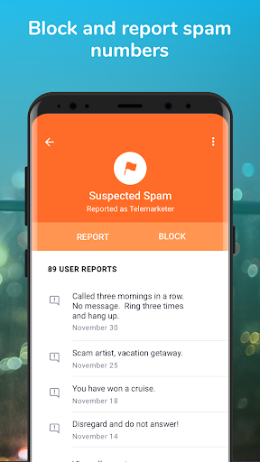 Hiya - Spam Call Blocker & Phone Number Lookup - عکس برنامه موبایلی اندروید